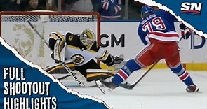 Boston Bruins at New York Rangers | FULL Shootout Highlights