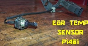 EGR Temp Sensor P1401 - Testing and Replacement