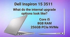 Dell Inspiron 15 3511 laptop review and internal upgrade options check