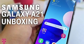 Samsung Galaxy A21 Unboxing | T-Mobile