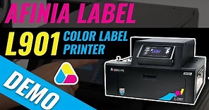 Demo: L901 Industrial Color Label Printer from Afinia Label