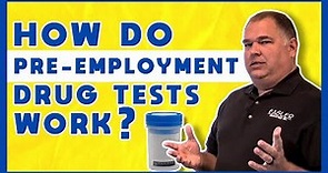 How Do Pre-Employement Drug Tests Work?