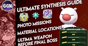 Kingdom Hearts 3 | Ultimate Synthesis Guide (Photo Missions, Materials & Ultima Weapon)