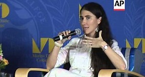 Cuban blogger Yoani Sanchez addresses US audience