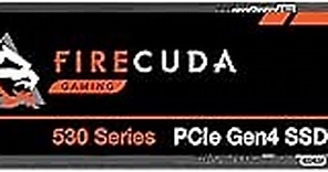 Seagate FireCuda 530 ZP2000GM3A013 2 TB Solid State Drive - M.2 2280 Internal - PCI Express NVMe (PCI Express NVMe 4.0 x4) - Black