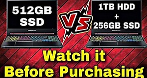 512GB SSD vs 1TB HDD + 256GB SSD 🔥🔥| Pros & Cons | Performance, Price, Battery | Which is Better ?