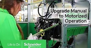 How to Upgrade from Manual to Motorized Operation in SF6-free MV | Schneider Electric Support