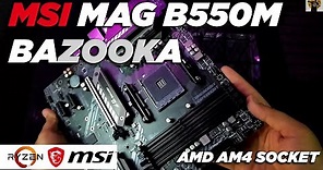 MSI MAG B550M Bazooka | New AMD Motherboard 2021