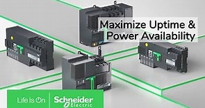 TransferPacT - Automatic Transfer Switch Up to 630A | Schneider Electric