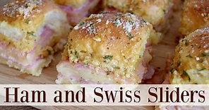 Ham and Swiss Sliders Recipe