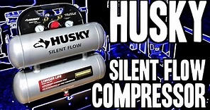 Husky Silent Flow 4.6 Gallon Air Compressor 4610A