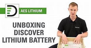 Discover Battery™: Unboxing the Discover AES 42-48-6650 Lithium Battery