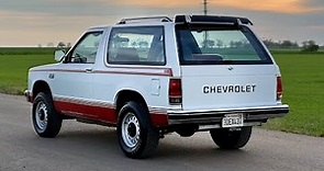 1984 Chevrolet S-10 Blazer 4x4 2.8L V6