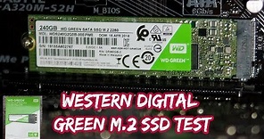 Western Digital Green M.2 SATA SSD (WDS240G2G0B): Test