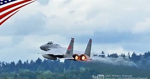 F-15 Full Afterburner Takeoff & Unrestricted Climb
