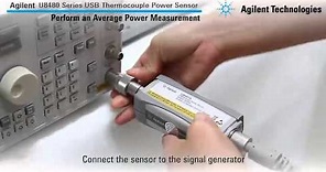 U8480 Series USB Thermocouple Power Sensor