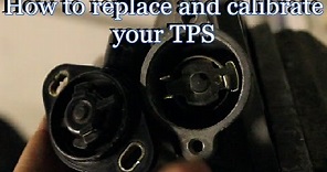How to replace / calibrate your throttle position sensor TPS (Honda)