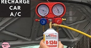 Recharge Car A/C System | 134a Refrigerant