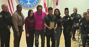 Teen recognized for saving a life