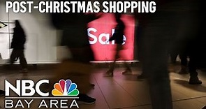 Bay Area shoppers flock to malls for post-Christmas discounts, returns