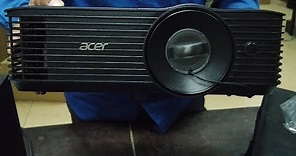 LCD Projector ACER X1226AH Unboxing