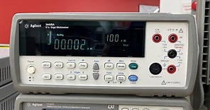 How to use the Agilent 34405A digital multimeter
