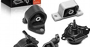 A-Premium Engine Motor and Transmission Mount Kit Compatible with Honda Element 2003-2011 2.4L, 4WD, Automatic Transmission, 5-PC Set Replace# 50821SCVA02, 50810S7D003