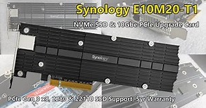 Unboxing the Synology E10M20-T1 10Gbe and NVMe SSD Cache PCIe Card for NAS Upgrades