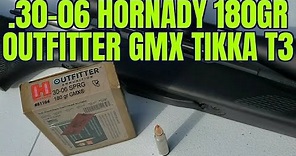 .30-06 Hornady Outfitter 180gr GMX Review