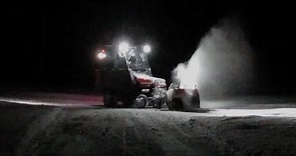 Honda HT3813 with a Heated Cab and a Snow Blower