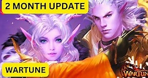 MY 2 MONTH UPDATE - Wartune gameplay, review and thoughts