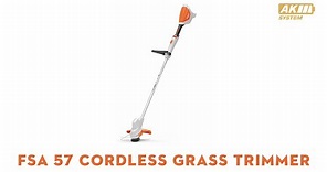 STIHL FSA 57 Cordless Grass Trimmer Features & Benefits | STIHL GB
