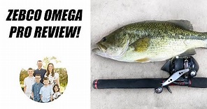 Zebco Omega Pro Spincast Reel & Shakespeare GX2 Casting Rod - Bass Fishing Review