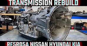 TRANSMISSION REBUILD TIMELAPSE | RE5R05A NISSAN HYUNDAI KIA 5R05
