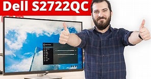 Dell S2722QC Monitor Review - Great 4K display with USB-C input