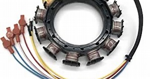 Stator For Mercury 174-5454K1 Outboard 40 45 50 55 60 65 70 75 85 HP 398-5454A21 5454A26 5454A22 5454A25 832075a20 2-Stroke 9-Amp 3&4 Cylinder