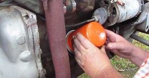 Spin On Oil Filter Conversion Massey Ferguson 150 Z145 Continental Engine