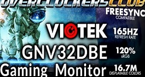 OCC checks out the new GNV32DBE 165Hz Gaming Monitor from Viotek!