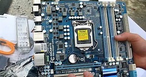Gigabyte P55M-UD2 P55 LGA1156 Core i5 Motherboard Unboxing Linus Tech Tips