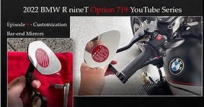 2022 BMW R nineT Option 719 - Bar-end Mirrors
