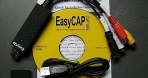 My EasyCAP DC60 USB 2.0 Video Adapter With Audio Capture Review Part 1