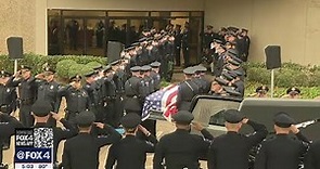 Hundreds gather for funeral of fallen Mesquite police officer