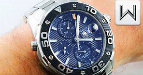 TAG Heuer Aquaracer 500 Chronograph (CAJ2110.BA0872) Dive Watch Luxury Watch Review