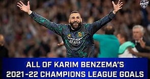 Karim Benzema 2021-22 Champions League | All 15 Goals for Real Madrid | CBS Sports Golazo