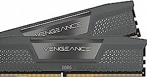 CORSAIR Vengeance DDR5 RAM 64GB (2x32GB) 6000MHz CL30 AMD Expo iCUE Compatible Computer Memory - Gray (CMK64GX5M2B6000Z30)