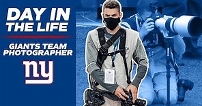 Day in the Life of a New York Giants Team Photographer