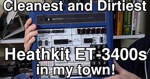 Heathkit ET-3400 MC6800 kit computer first power on!