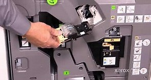 Xerox® Versant® 80 180 Color Press Replacing the Main Stapler Cartridge