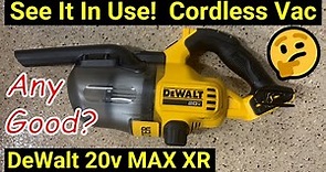 ✅ DeWalt Handheld 20V Cordless Vacuum DCV501HB ● See it in Action