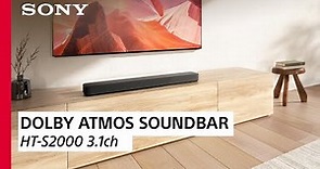 HT-S2000 3.1ch Dolby Atmos® Soundbar | Sony